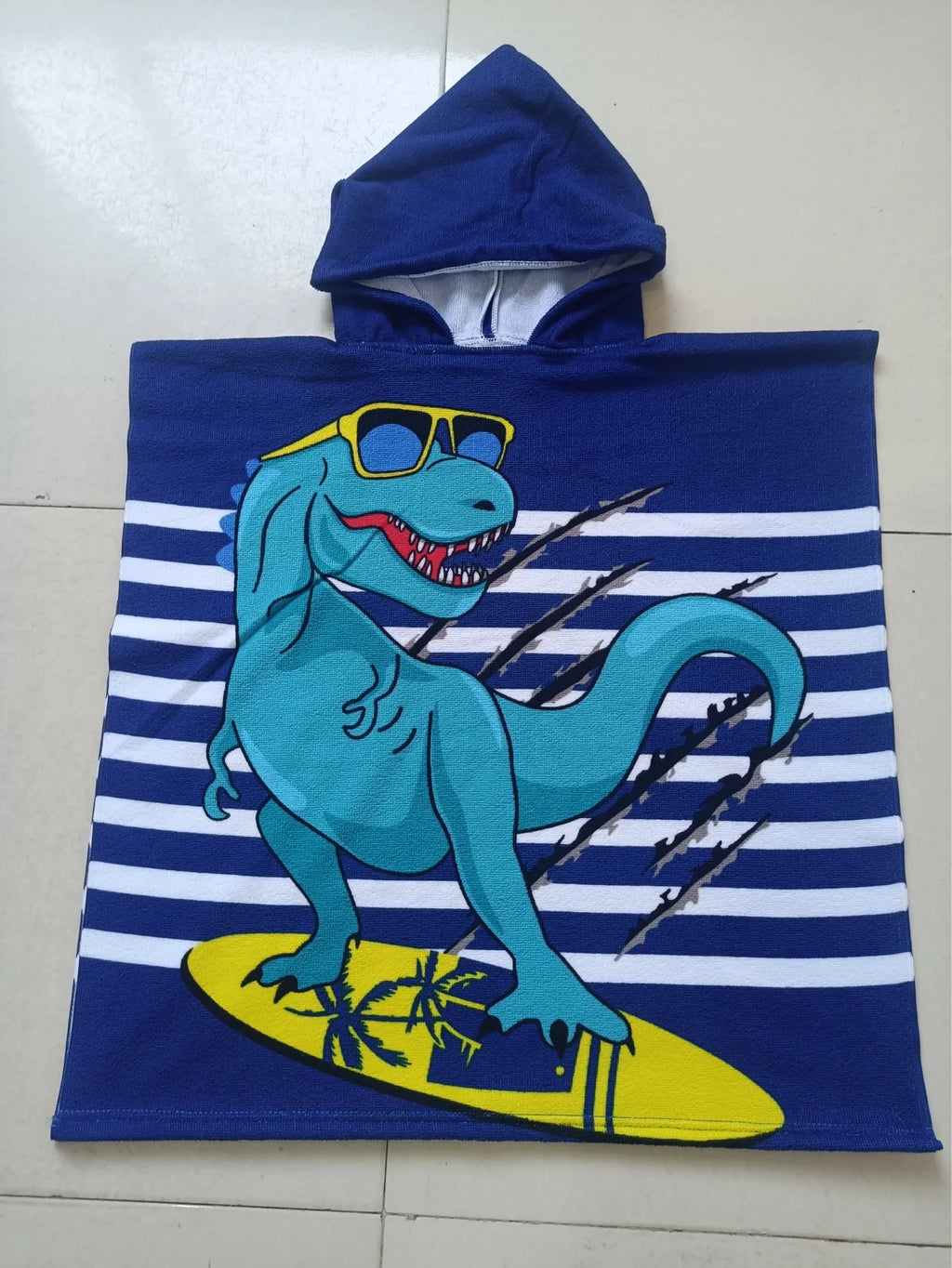 Kids Boys 1-5 Years Old Bathrobe Newborn Towel for  Dinosaur  Dress Up Kids Poncho Cape Kids Beach Towel Poncho Hooded Baby