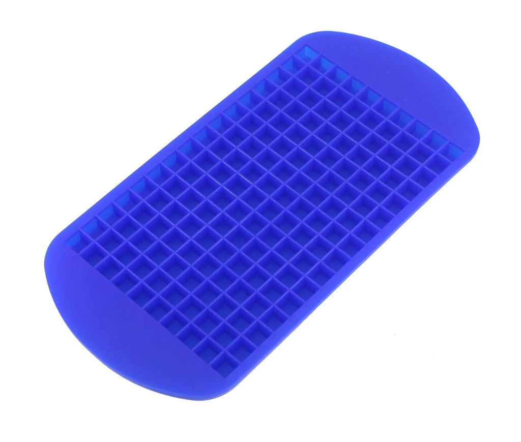 LMETJMA Silicone Mini Ice Cube Trays 160 Crushed Ice Cube Molds Easy Release Small Ice Cube for Chilling Whiskey Cocktail JT42
