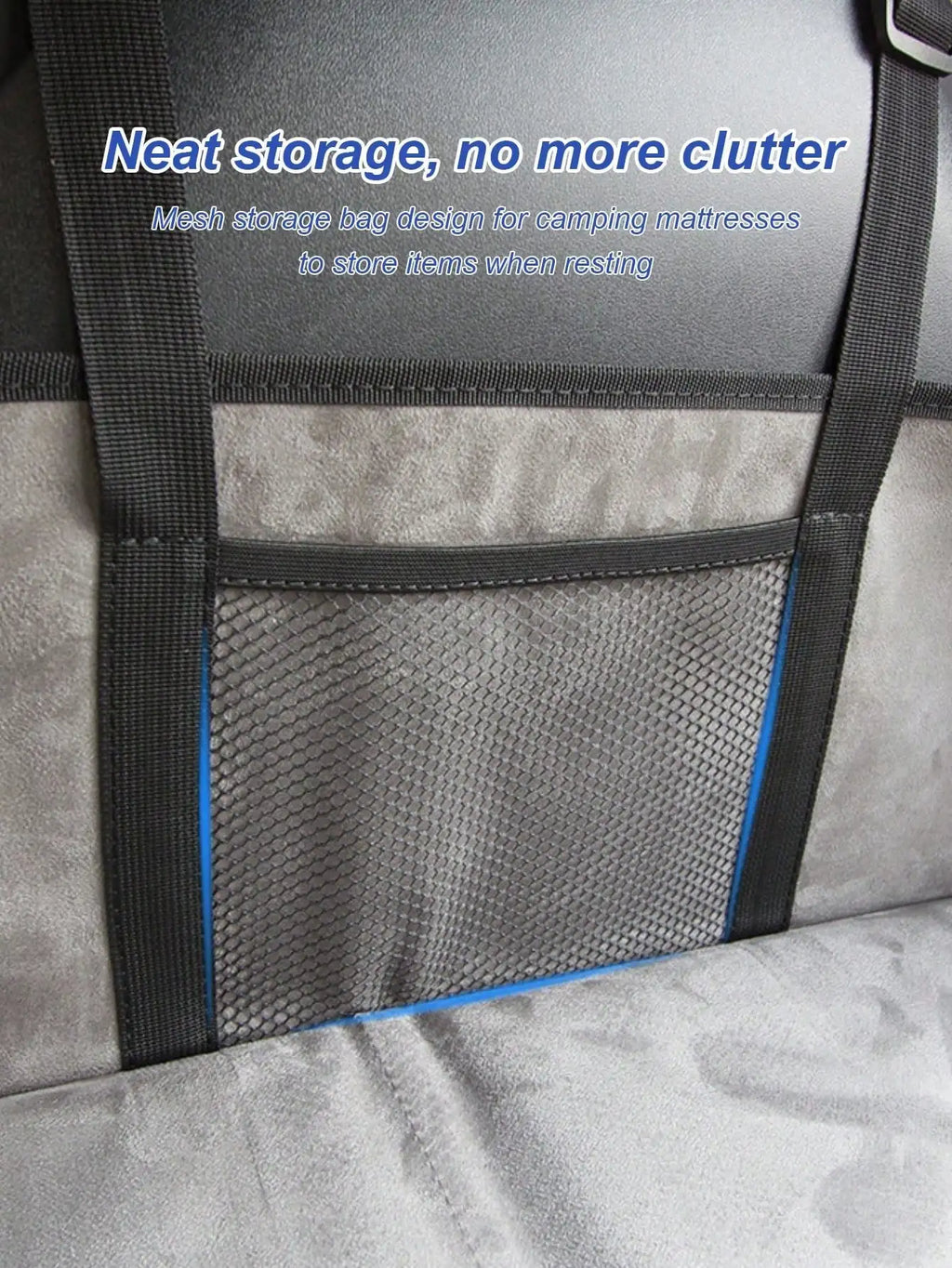 1Pc Car Bed Extender – Ideal for Camping, Road Trips & Overnight Travel, Folding Extension Mattress.