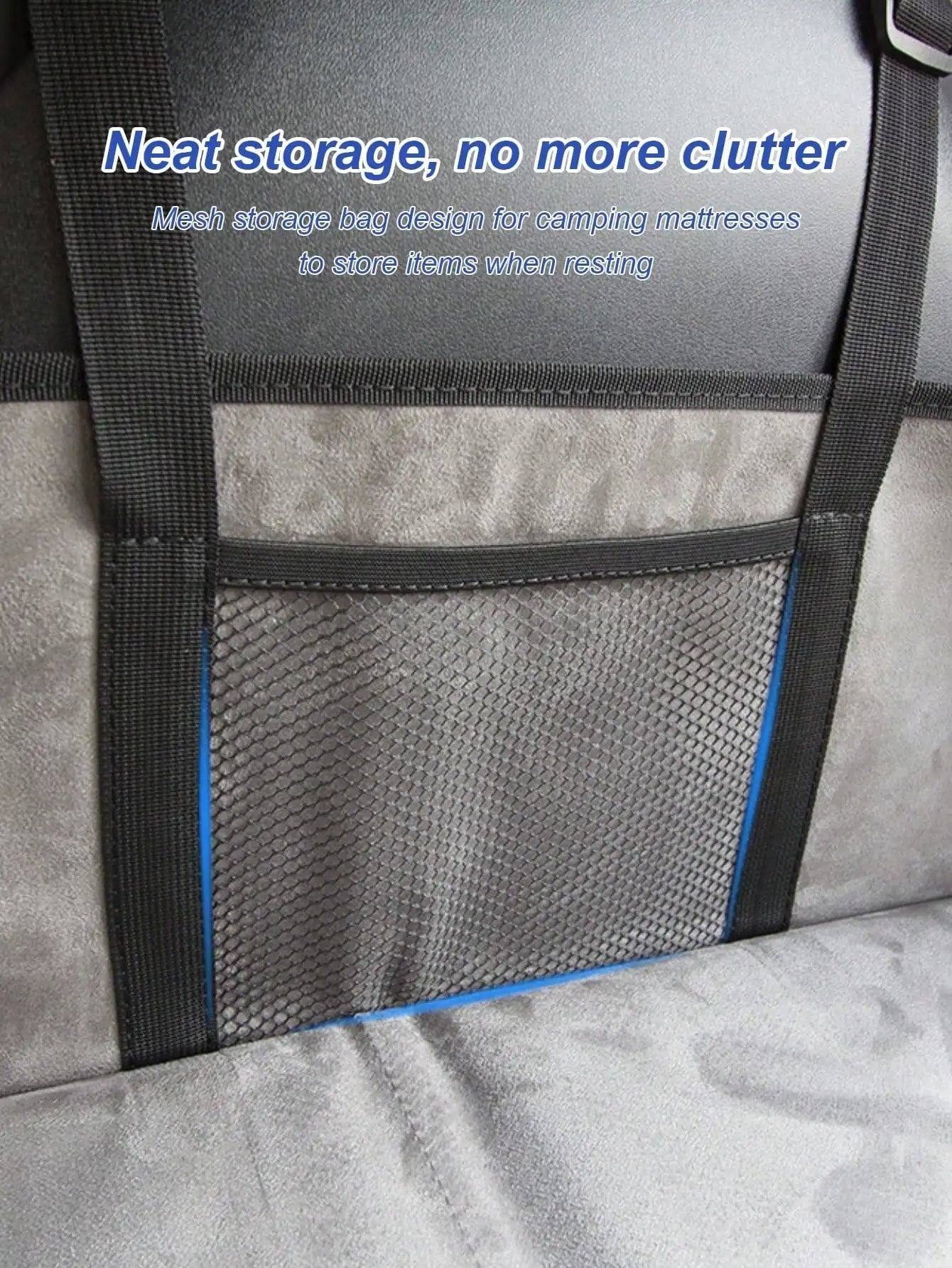 1Pc Car Bed Extender – Ideal for Camping, Road Trips & Overnight Travel, Folding Extension Mattress.