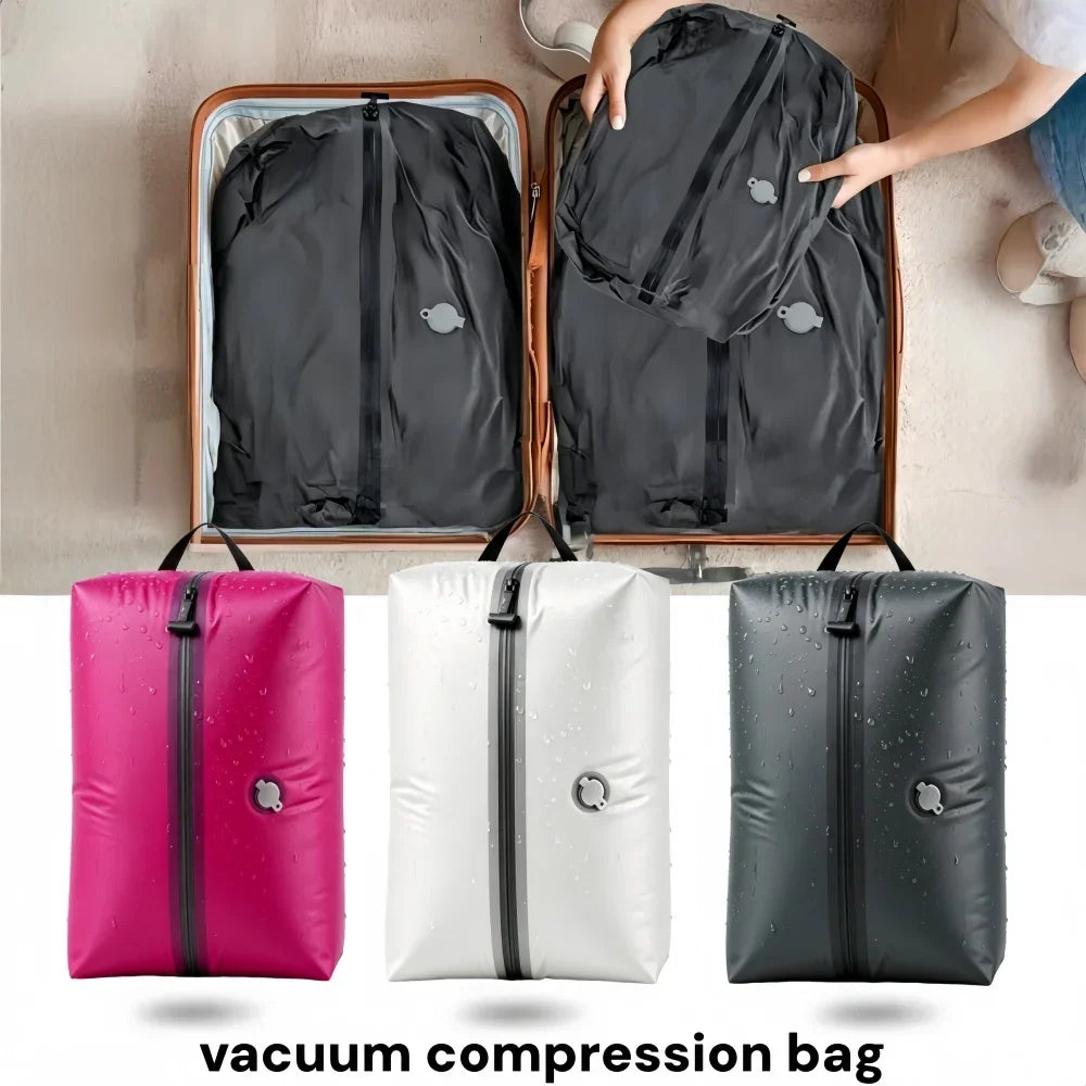 Travel Accessories Compression Bag Clothes Vacuum Storage Bags Reusable Luggage Suitcase Space Saver Clothing Packaging Bag