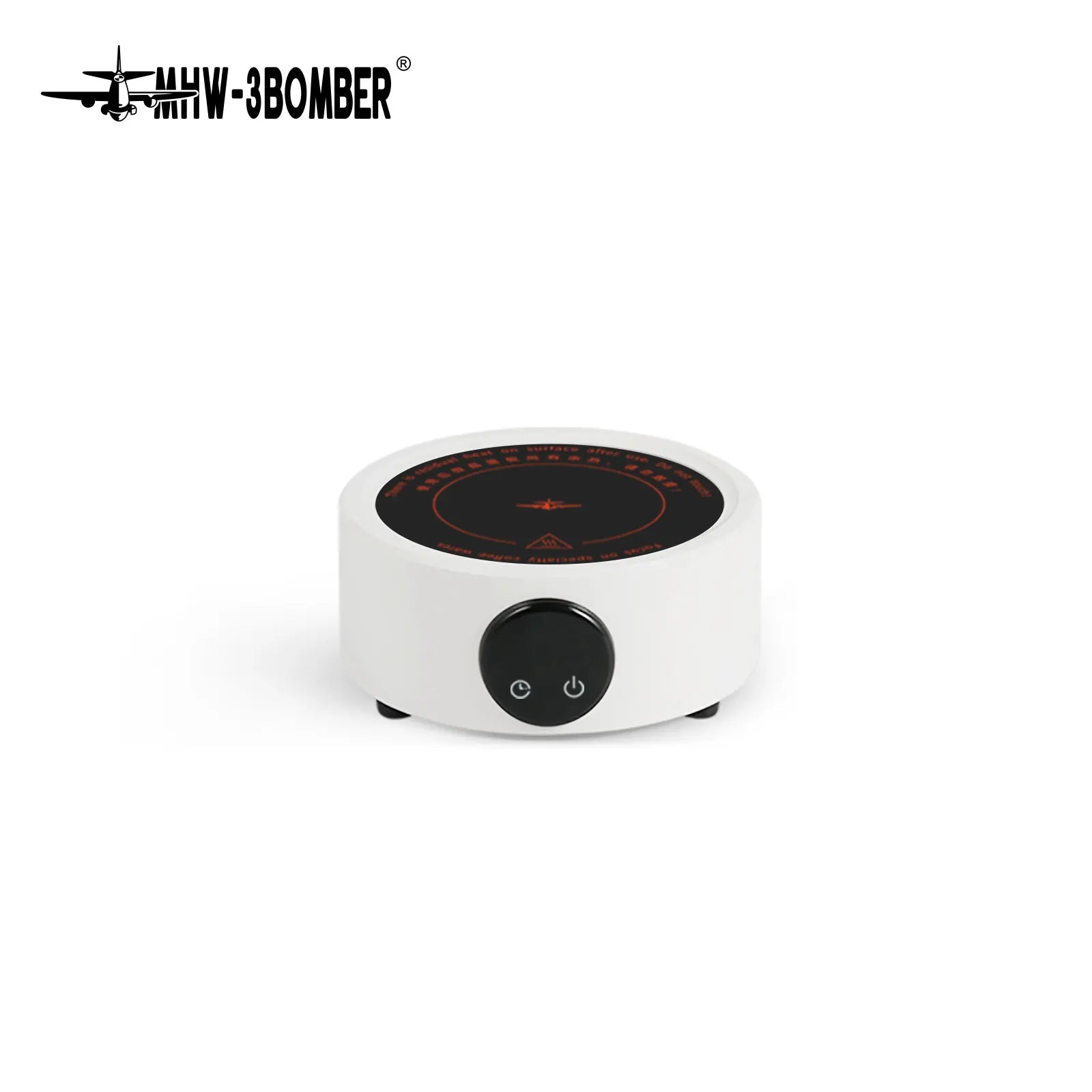 MHW-3BOMBER Mini Coffee Electric Stove for Moka Pot 800w Ceramic Cooktop Milk Water Heating Furnace Coffee Tool Camp Kitchen Use