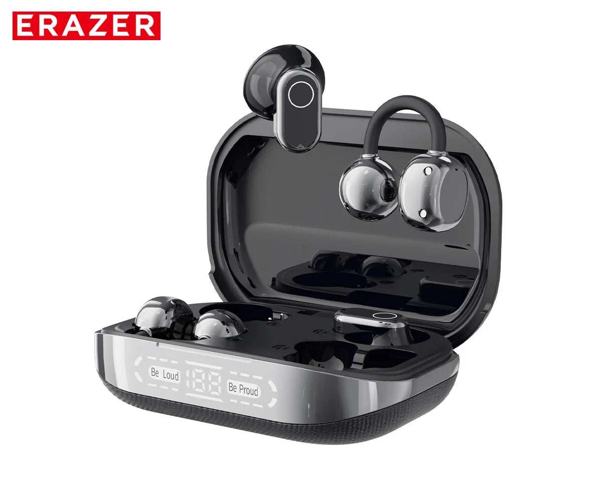 Erazer EX216 Soft Bluetooth Earphones 135 Language AI translator Earbuds Type-C Low Latency New 2-in-1 Wireless Headphones