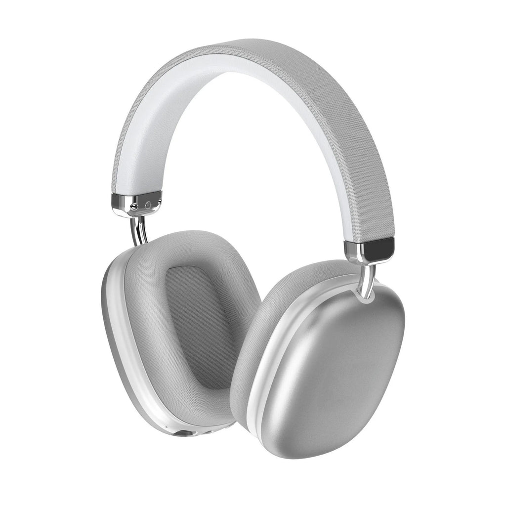 Fabric Headband Bluetooth Over-Ear Headphones Breathable Comfortable Metal Adjustment for Student Music Lover Office Worker