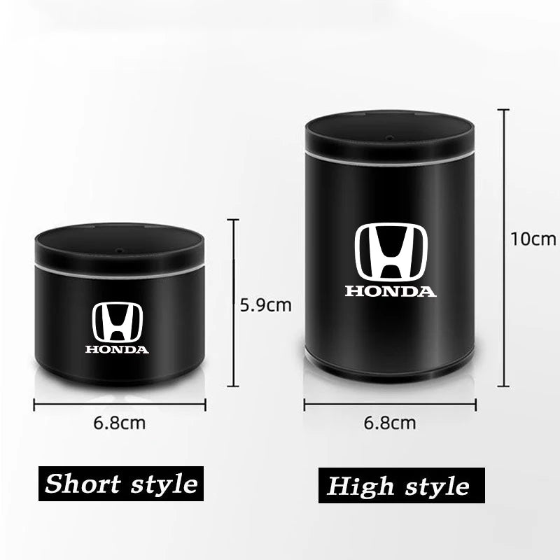 Car Cigarette Ashtray Cup With Lid Portable Detachable Ashtray Holder For Honda Accord Civic FIT Insight CRV Jazz HRV CRZ CRX