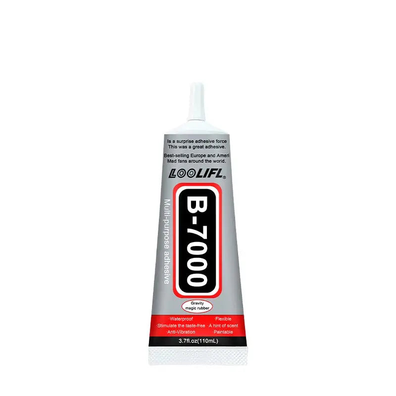 B7000 Super Clear Quick Dry Adhesive Black Contact Cell Phone Tablet Repair Adhesive Maintenance Back Cover Medium Repair