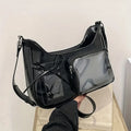 Japanese Knot Simple Fashion Single Shoulder Crossbody Bag for Women Anime Commute Daily Transparent Pain-Free Bag