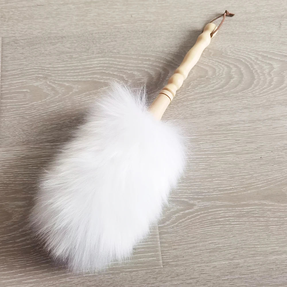 Wool duster Car interior details, long soft fur dust remover Multi functional cleaning brush