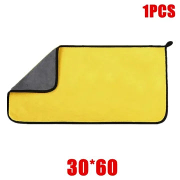 Microfiber Car Wash Towel 42X42cm 75X35cm Lint-Free Car Cleaning Towels Ultra-Soft Drying Cloth Car Detailing Washing Tools