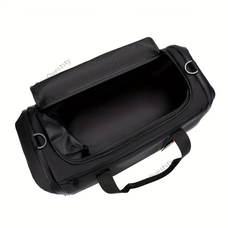 Large Capacity Carry on Travel Bag for Men Spacious Sports Gym Bag with Multiple Compartments Weekend Overnight Duffel Bag