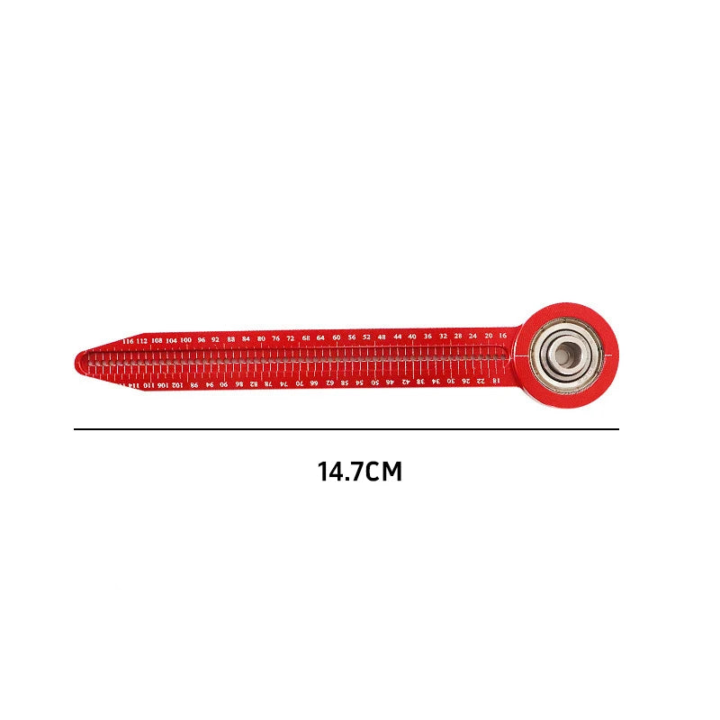 Smooth Bearing Woodworking Compass Adjustable Rotary Ruler Plastic Circle Drafting Tool Layout Gauge for Carpenter Drafting DIY