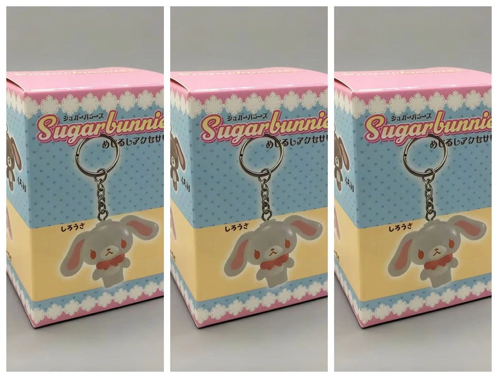 cute Sugarbunnies Summer Seaside Vacation Mystery Box Pendant Keychain Mini Figure Desktop Ornament Anime Collectible