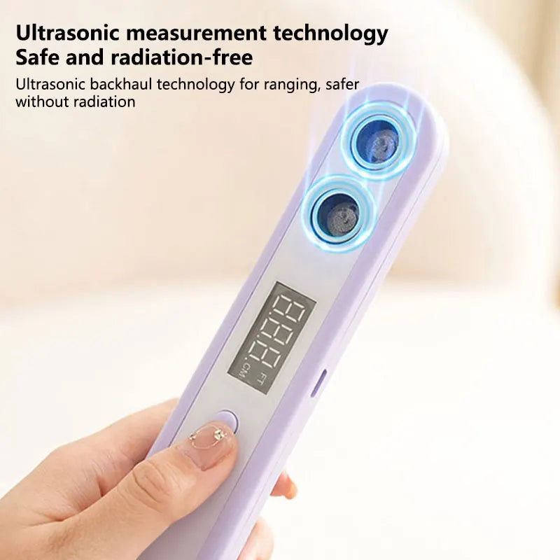 2026 New Ultrasonic Digital Height Measuring Ruler Portable High Accuracy Electronic Height Measuring Ruler Device for Children