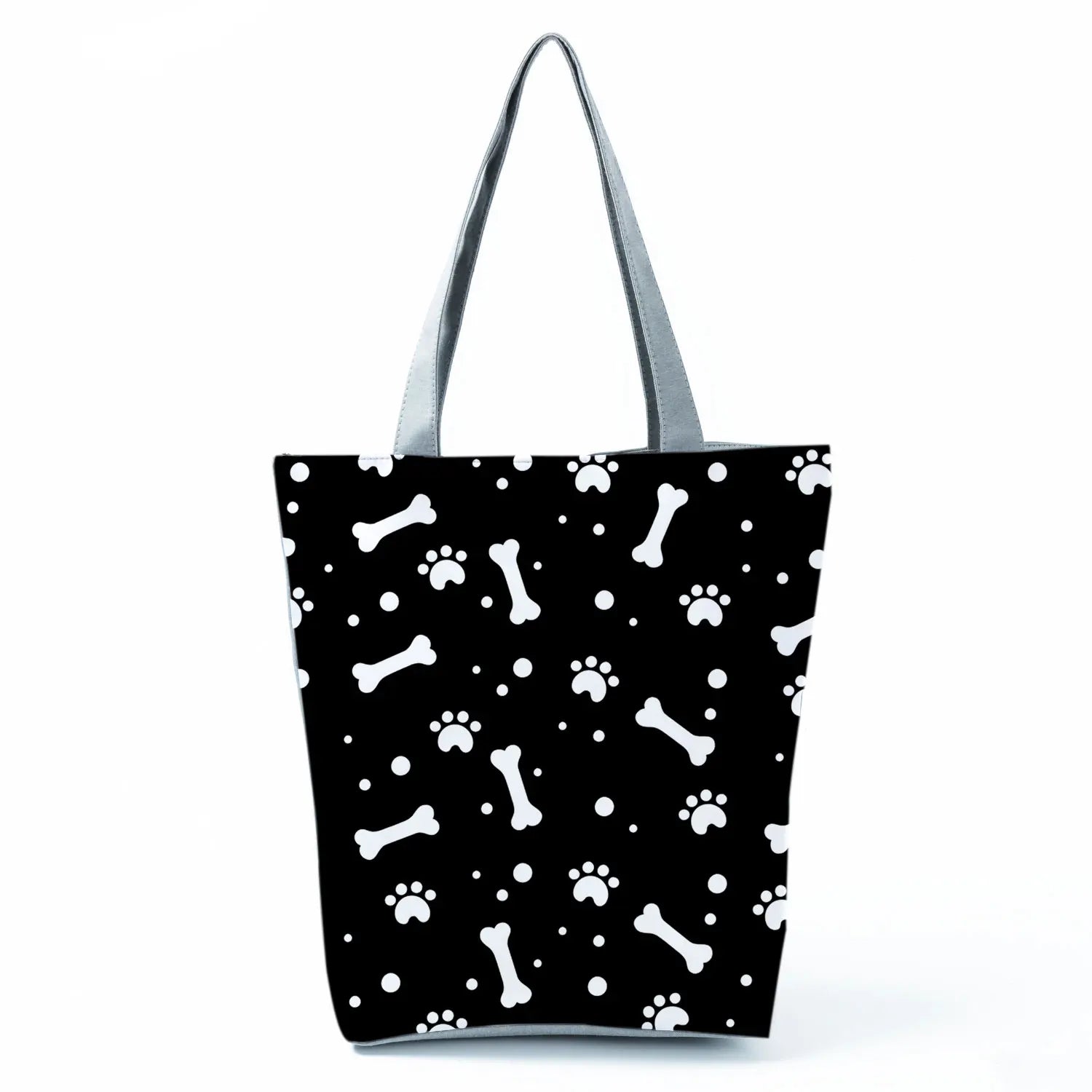 Fashion Dogs Paws Handbags Printed Love Dogs Shopping Bag Casual Women Shoulder Bag Summer Kawaii Female Tote Travel Beach Bag