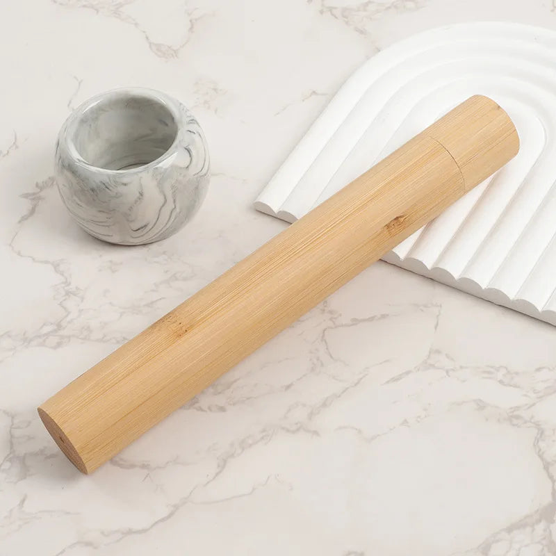 Beauty & Health Tools Eco-friendly Adults Children Bamboo Toothbrush Tube Portable Toothbrush Case w703