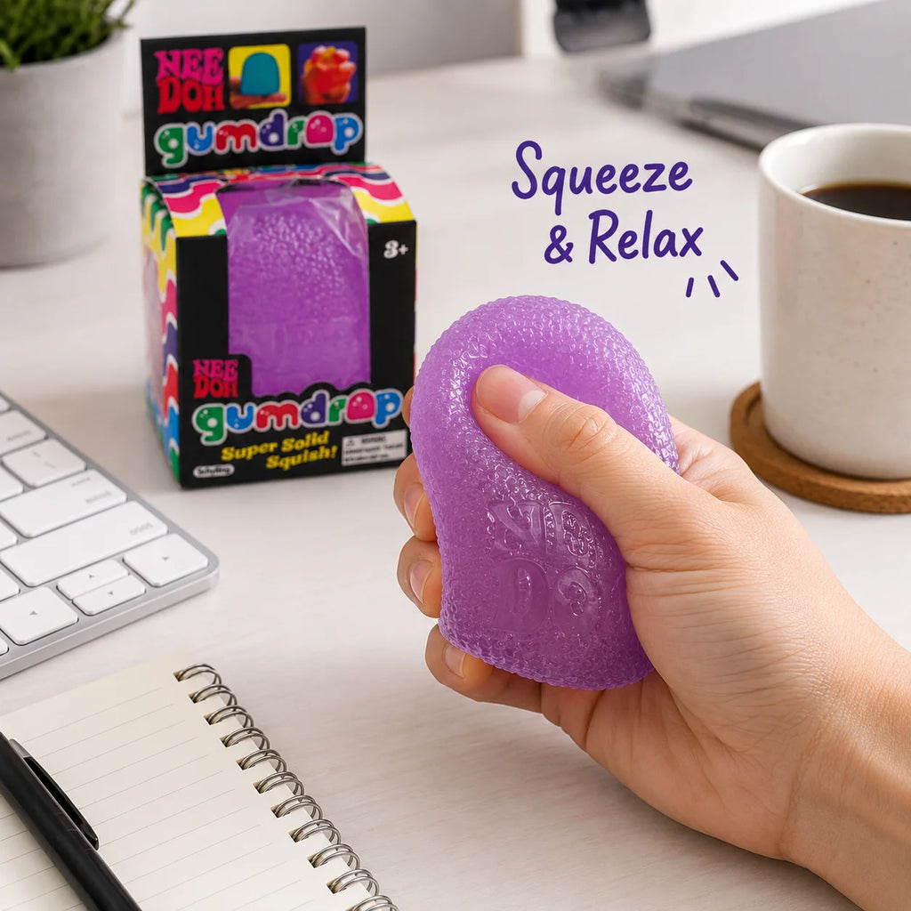 NeeDoh candy-colored stress-reducing squeeze ball toy, soft and slow-rebound adult stress-relieving squeeze ball toy