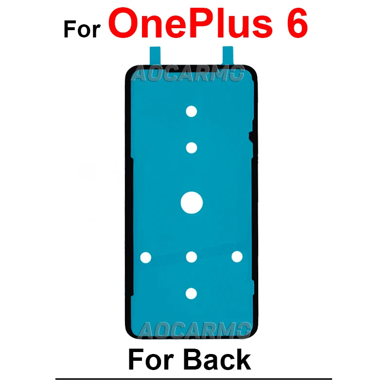 For OnePlus 6 6T 7 7T 8 8T 13R 9 10R 10 Pro 9R 9RT Nord Rear Door Housing Back Cover Adhesive 1+8Pro Sticker Tape Glue