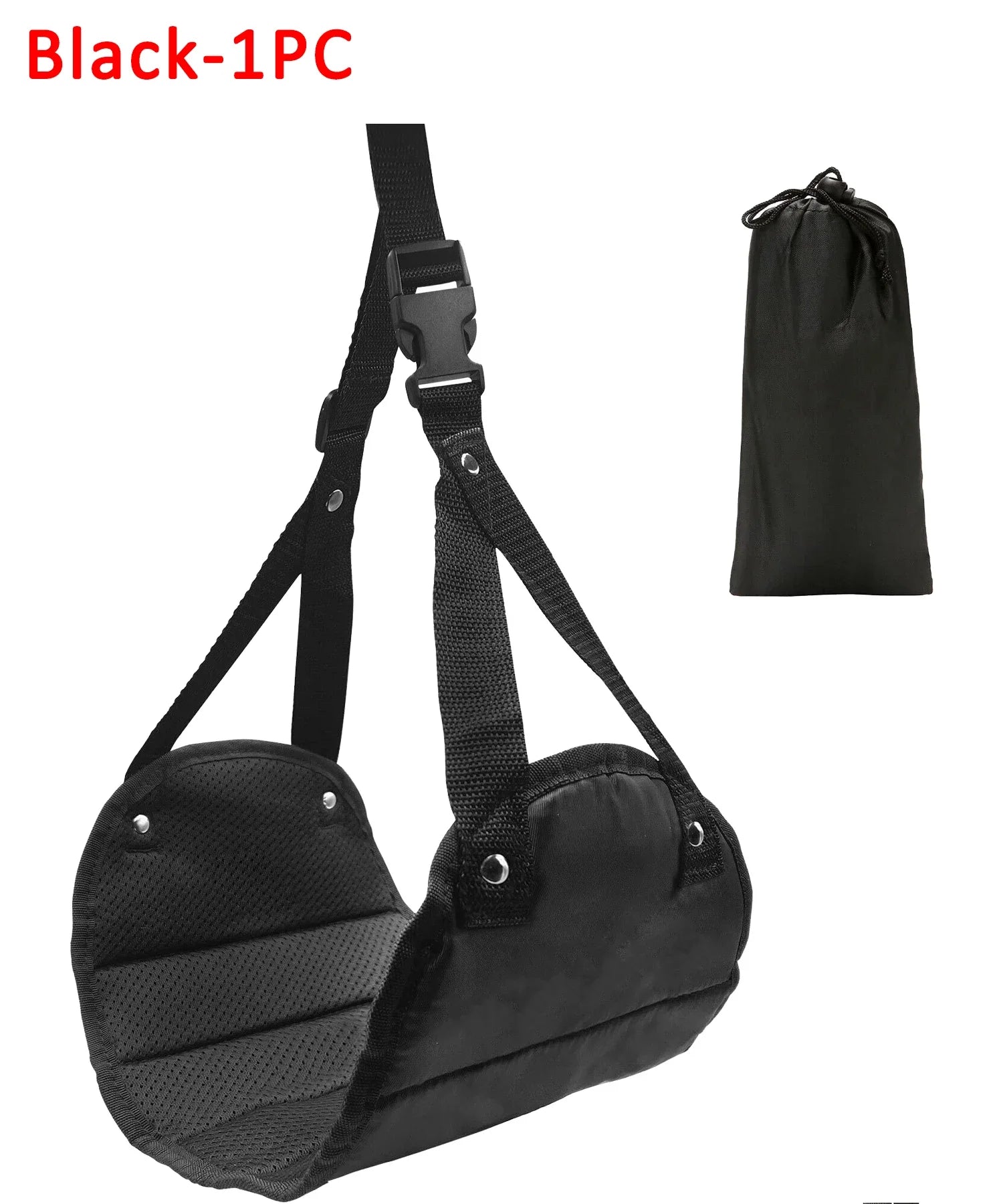 Portable Adjustable Leg Hammock with Comfortable Foot Rest for Airplane Office and Car Travel Support and Relaxation