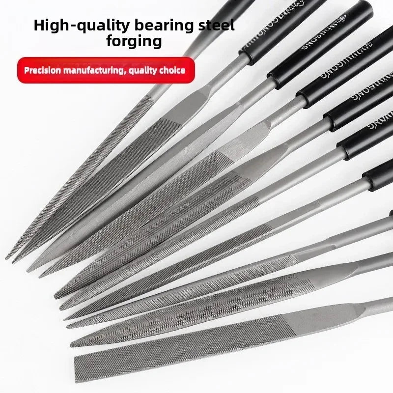 10pcs 140mm Mini Needle File Set DIY Wood Rasp File Needle Jewelry Polishing Carving Diamond File Handy Tools Ceramic Crafts