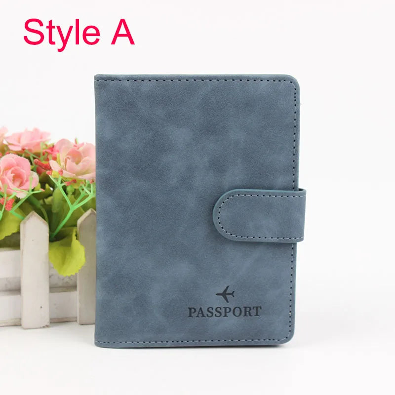 Organizer Storage Case/Travel Accessories Passport Case Vintage Leather Pattern Passports Holder Women Man ID Bank Credit Card