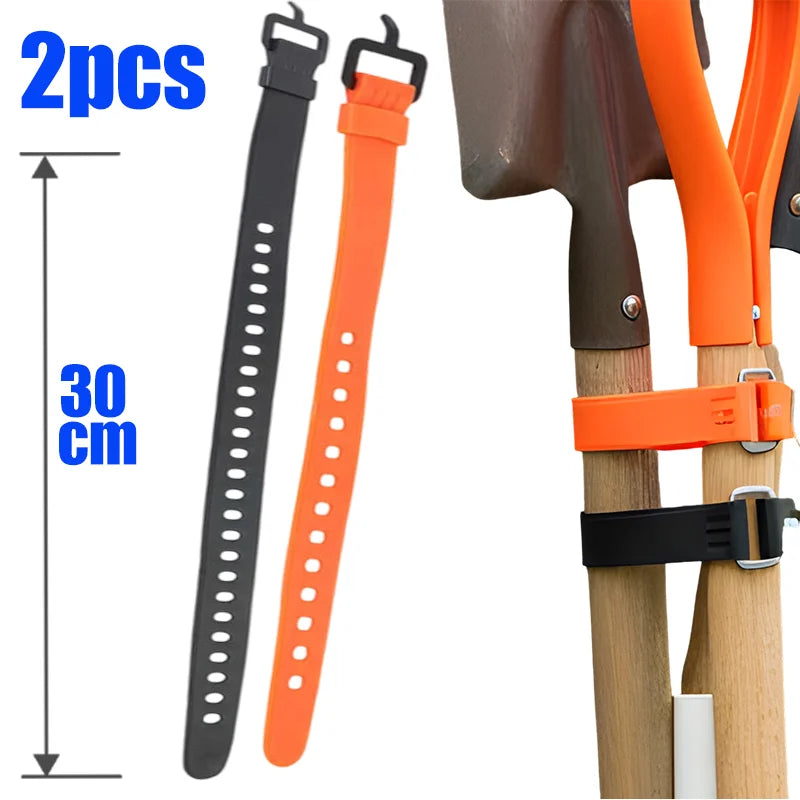 Silicone Reusable Straps Adjustable Cable Ties for Organization  luggage or cargo Outdoor Gear 30/45cm Releasable Fastener Tools