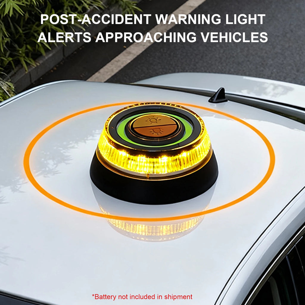V16 Car Emergency Beacon Light Roof Warning Light Magnetic Adsorption Strobe Flashing Lamp Night Safety Signal Lamp
