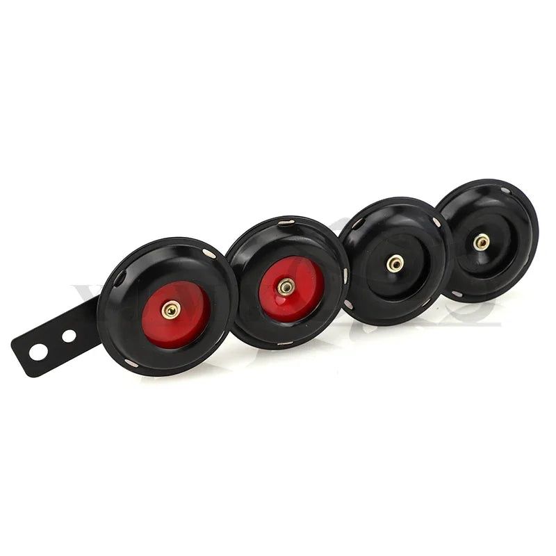 Motorcycle Accessory Universal 12V 24V 36V 48V 60V Waterproof Round Loud Horn Speaker for Scooter Motocross ATV modified parts