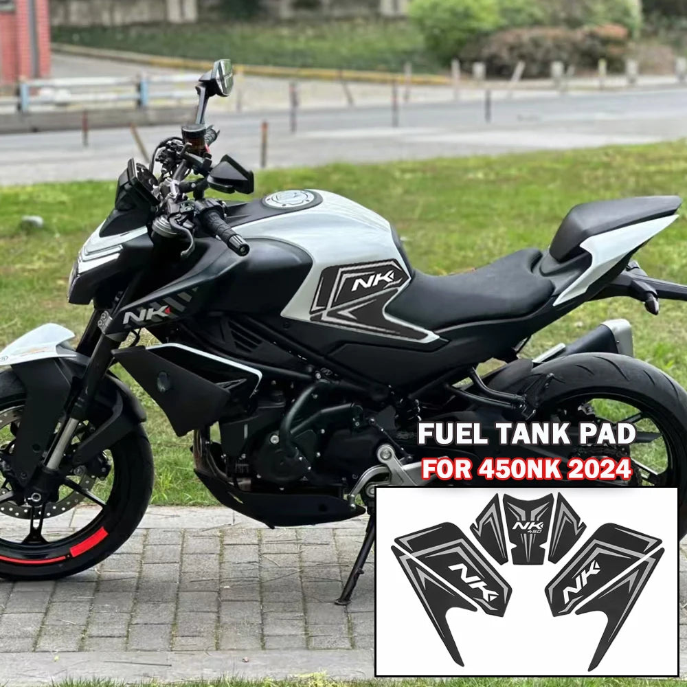 Motorcycle side fuel tank pad FOR CFMOTO 450NK NK450 450 NK CF450 2024 Tank Pads Protector Stickers Knee Grip Traction Pad