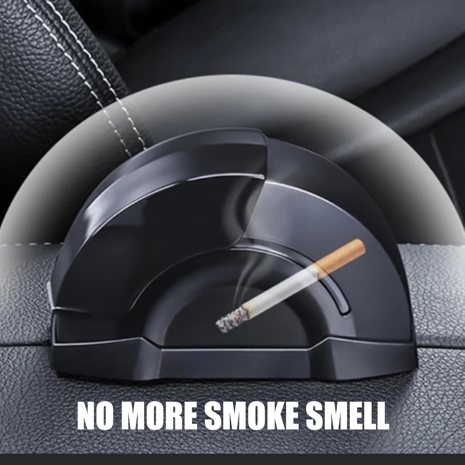 1pc Car Ashtray, Convenient Ash Storage, Open the Lid to Prevent Ash Flying Car Supplies Ashtray, Be for Car Window Ash Storage