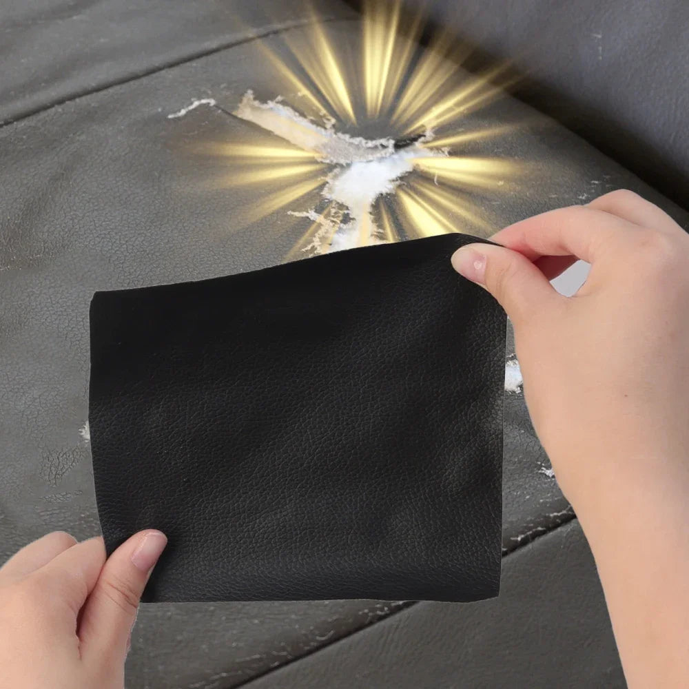 Multi Size Self-Adhesive Leather Repair Patch Artificial Synthetic Leather Waterproof Sticker Sofa Seats Couch Scratch Repair