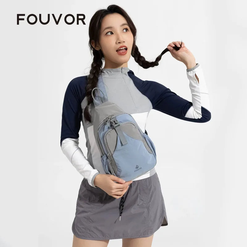 FOUVOR Women Sports Backpacks Lightweight Multi-Functional Small Cycling Hiking Outdoor Travel Crossbody Shoulder Bag 3068-20