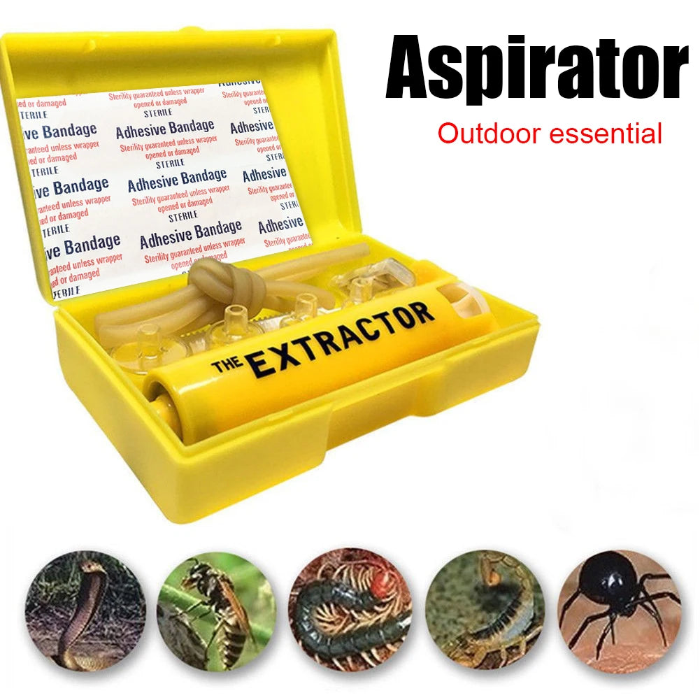 Venoms Poisons Extractor Vacuum Pump Outdoor Emergency Poisons Removal From Snake Bites Bee And Wasp Stings Mosquito Bites