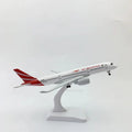 20CM Metal Alloy Airplane Model Toy A350 Mauritius for Children Diecast 1:400 Decoration Collection Gift Kids Boys Enthusiast