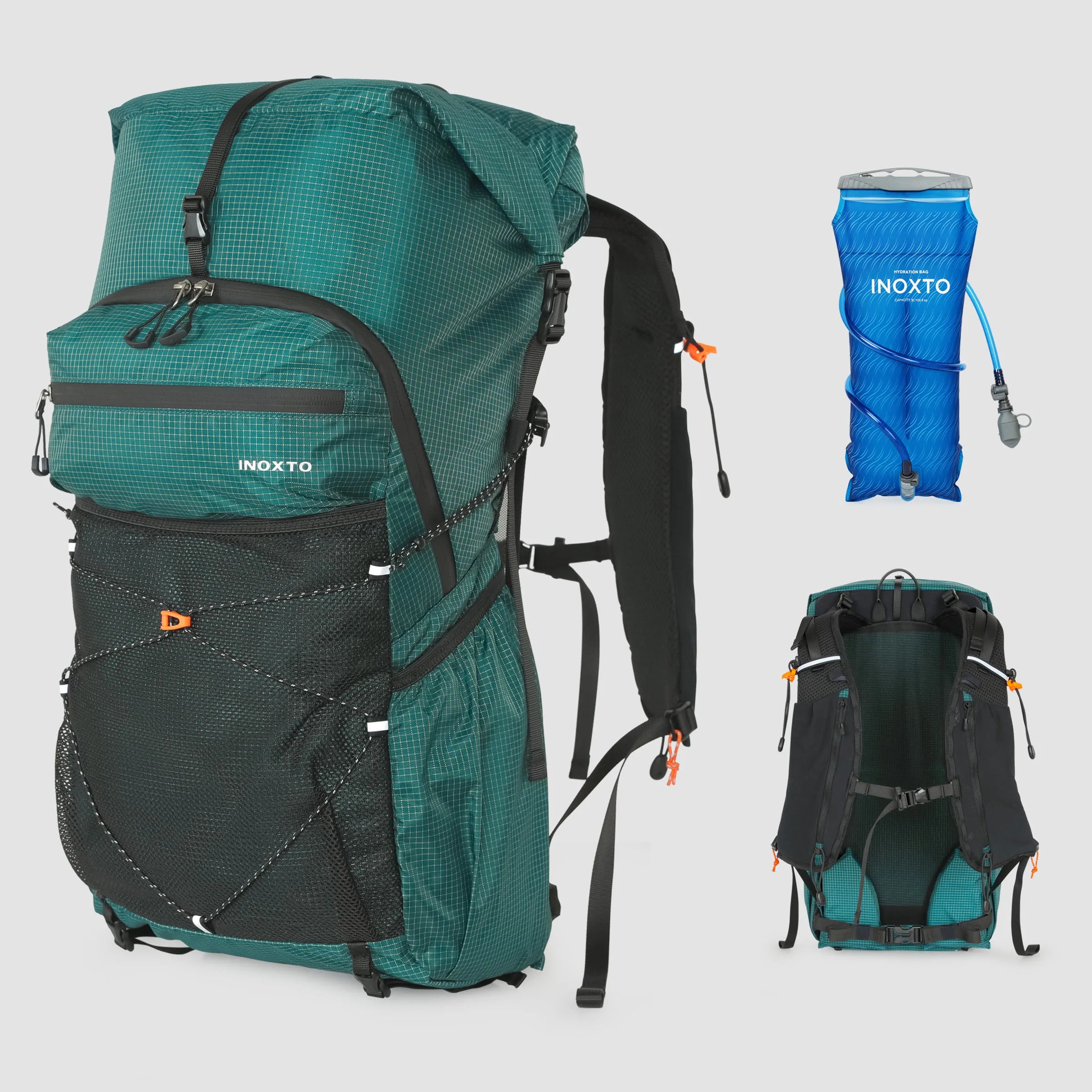 Hiking Backpack for Men and Women, 30L Waterproof Camping Backpack with Rain Cover, Lightweight Outdoor Sport Travel Daypack Ruc