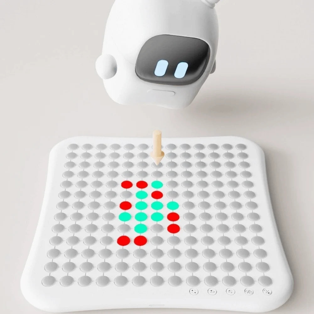 Portable AI Intelligent Gobang 5-in-1 Educational Smart Electronic Gomoku Two-player Interactive Chess Board Game Family Party