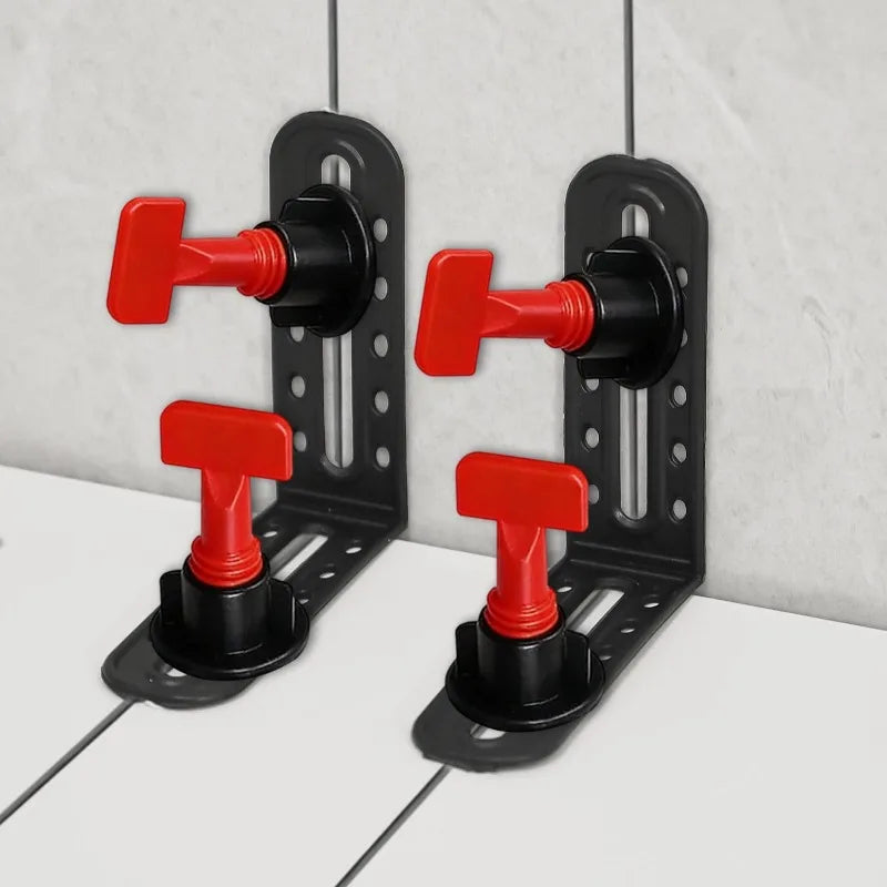 25-100Pcs Tile Leveling System Clips Hard Plastic Male Angle for Floor Wall Tile Leveler Spacers Locater Leveling Device Tools