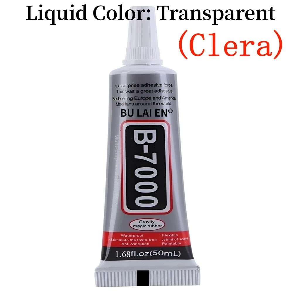 15/50/110ml Adhesive Glue With Precision Applicator Flexible Waterproof Strong Multi Purpose Glue Glass Plastic Jewelry Repair