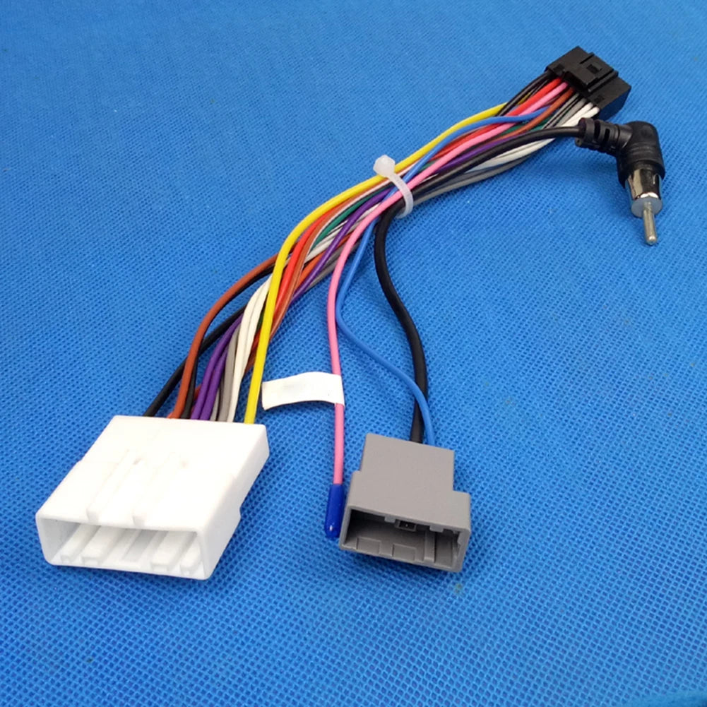 Radio Harness Adapter for Nissan Vehicles Featuring 16-Pin Interface to Support For Android Head Unit Integration