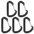 D Shape Plastic Carabiner D-Ring Key Chain Spring Buckle Hook Backpack Hook Keychain Water Bottle Buckle Outdoor Camping Parts