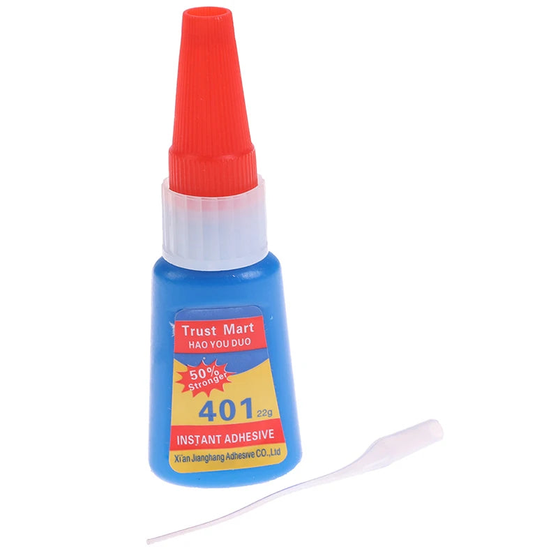 Stronger 401 Super Glue 20ml Bottle Instant Fast Glue Multifunctional Fix Super Strong Liquid Colorless Glue Household Gadgets
