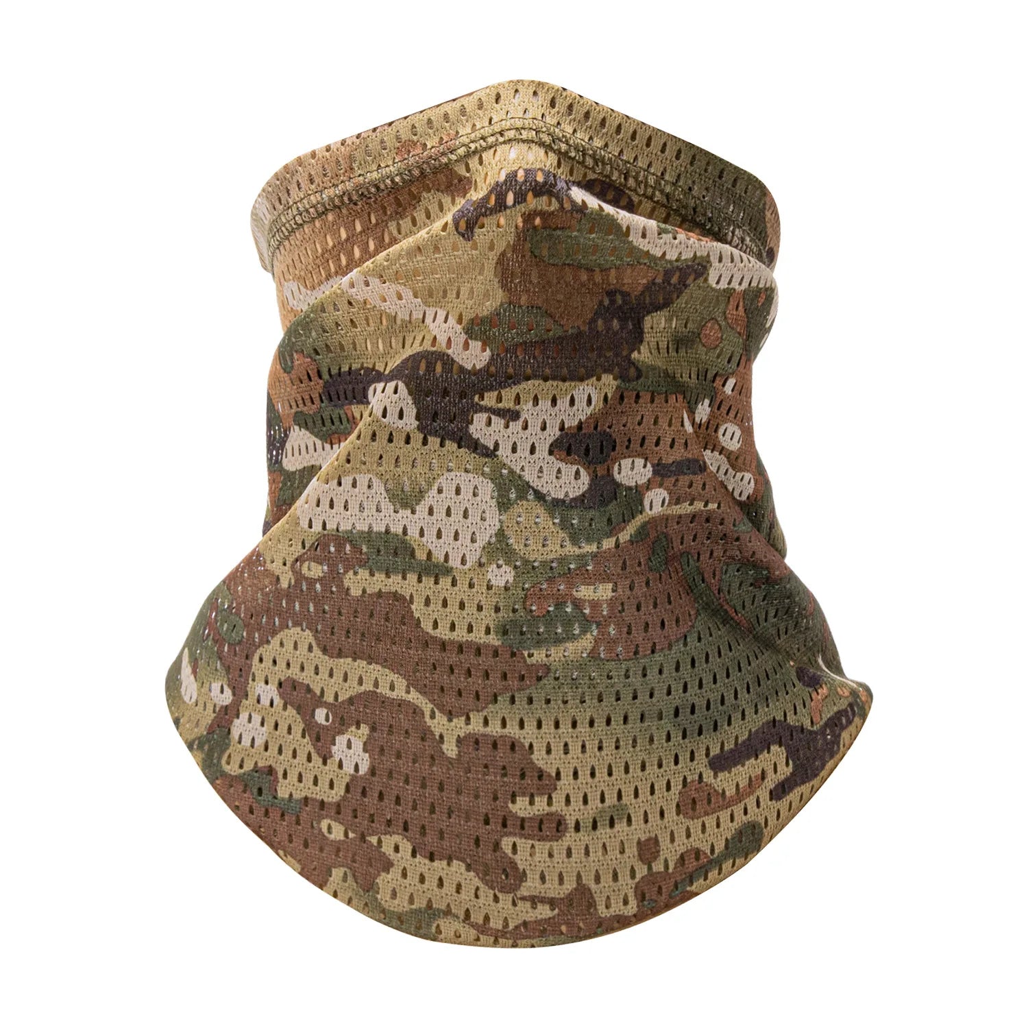 Camo Windproof Neck Gaiter Scarf Outdoor Sports Half Face Mask Running Skiing Cycling Bandana Breathable Motorcycle Mask