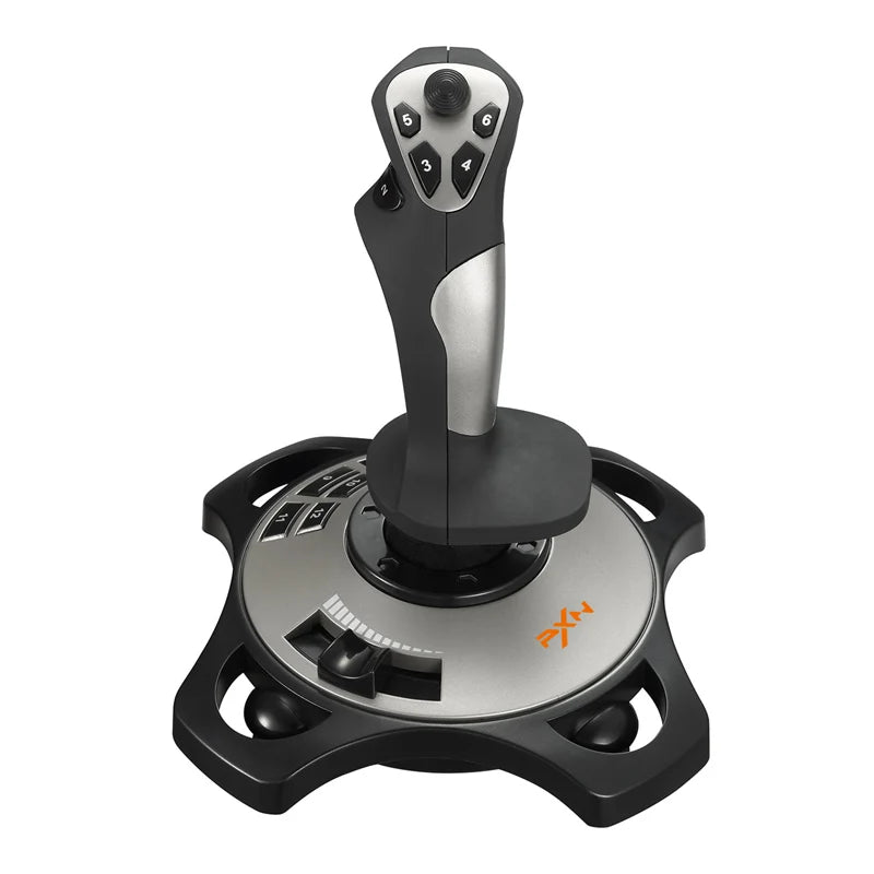 PXN-2113 Pro Joystick Flight Simulator Gamepad Controller Pc Flight Simulator Cockpit Stick for PC/Desktop Laptop