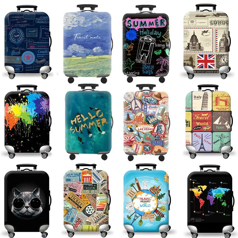 New Elastic Travel Suitcases Protector Cover Luggage Protector Cover for 18-32 Inch Travel Accessories XLXBHT01