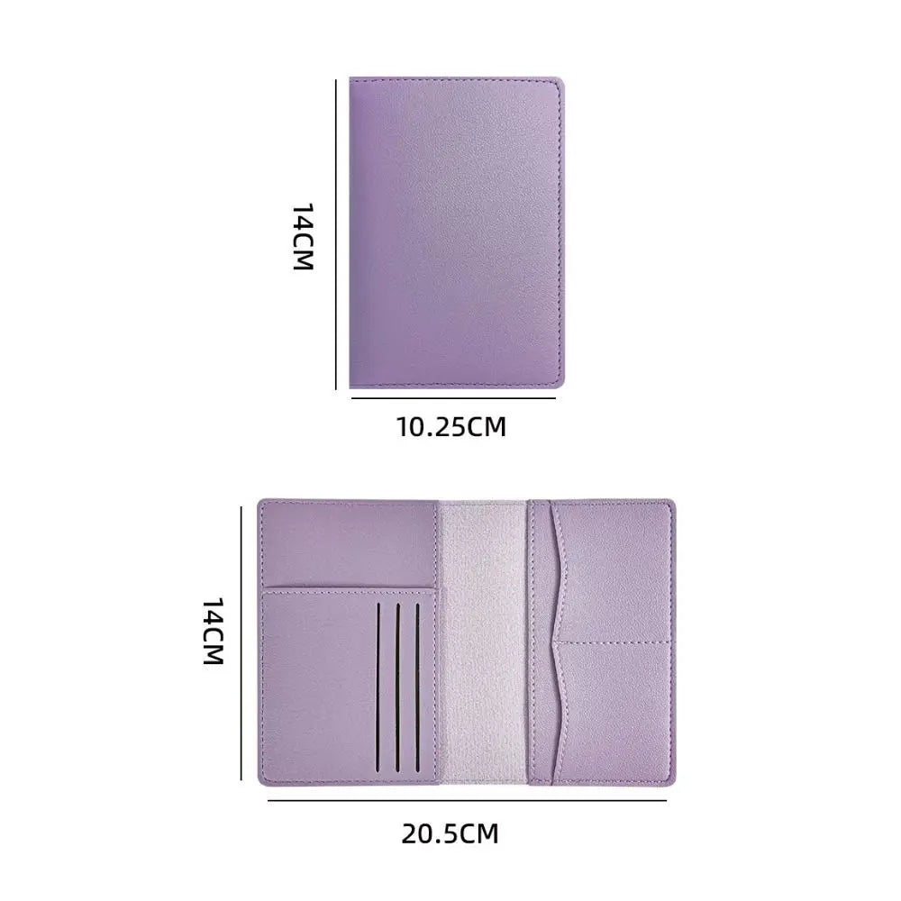 Travel PU Passport Cover Multiple Card Slots Passport Bag Bussiness Ticket Holder Passport Holder Case Travel Accessories