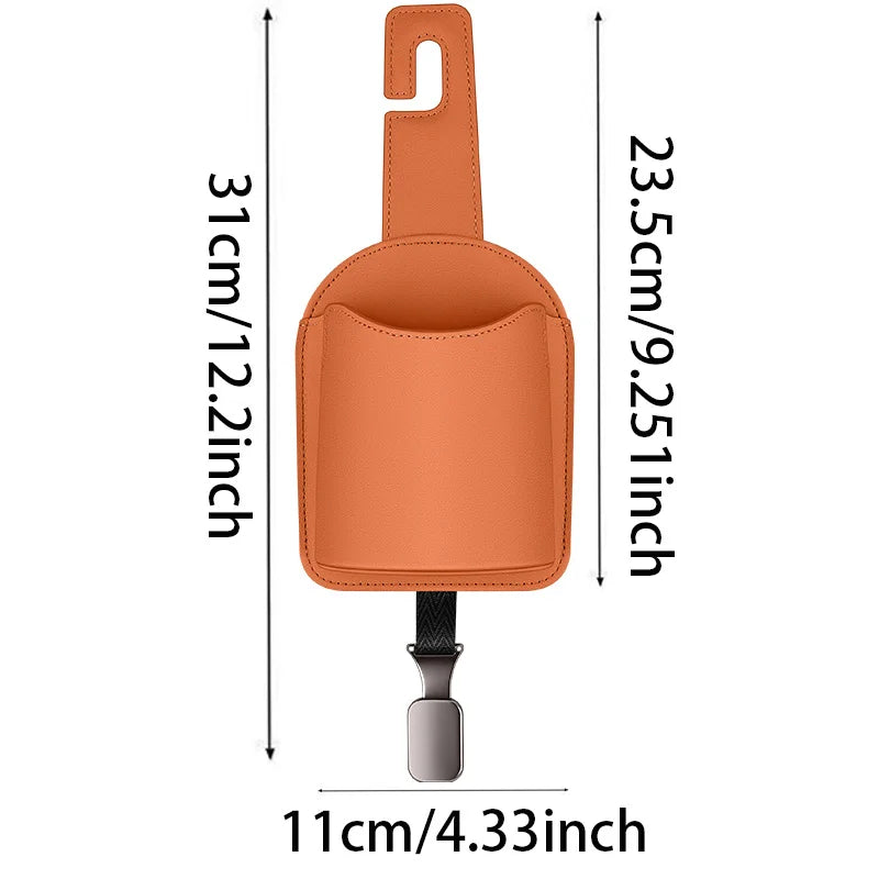 Car Seat Cup Holder Car Seat Back Phone Hook Car Seat Storage Holder Rear Seat Storage Box Car Seat Back Storage Bag with Hook