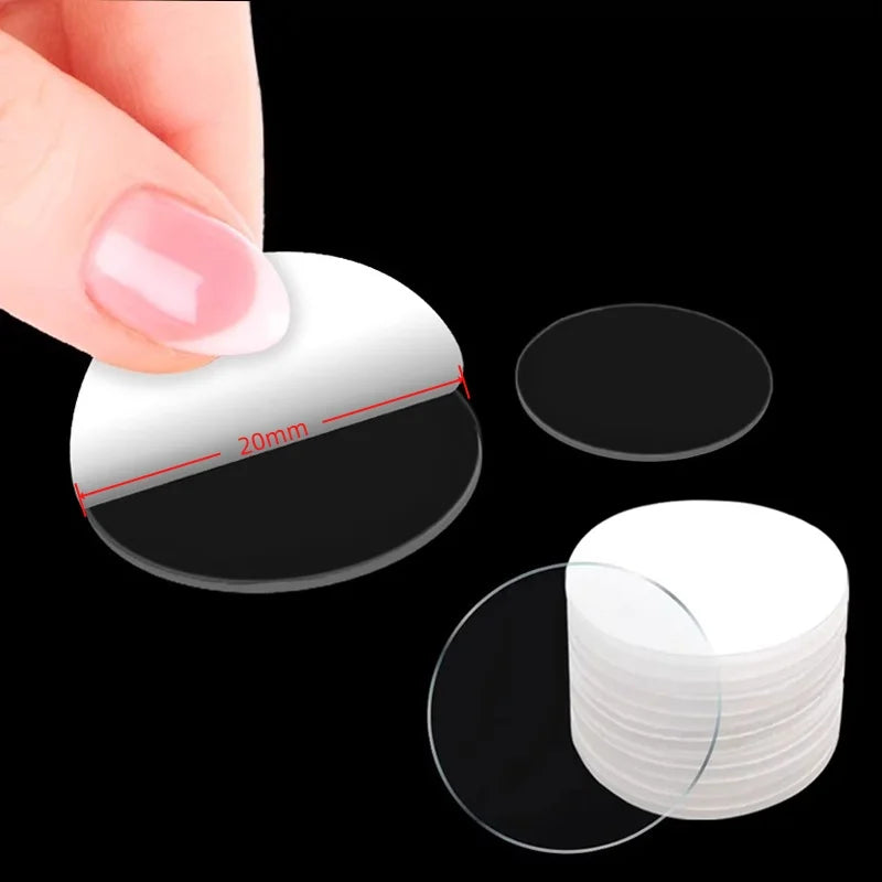 100/200PCS round glue dots Strong seamless fixing sticker for Home school DIY crafts transparent acrylic double-sided adhesive