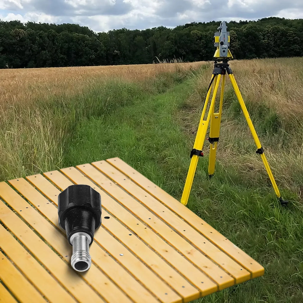 Optimized Center Screw for Tripod and Theodolite Total Station Use in Surveying and Leveling Measurement Setups