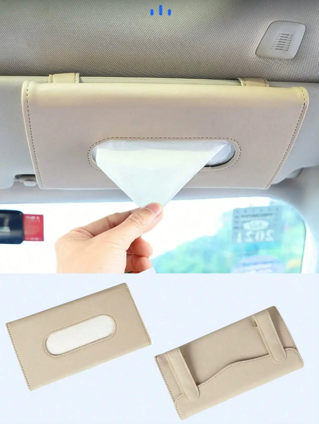 Universal Car Sun Visor Tissue Box — An In-Car Item That Combines Convenient Tissue Extraction and Multi-Functional Storage