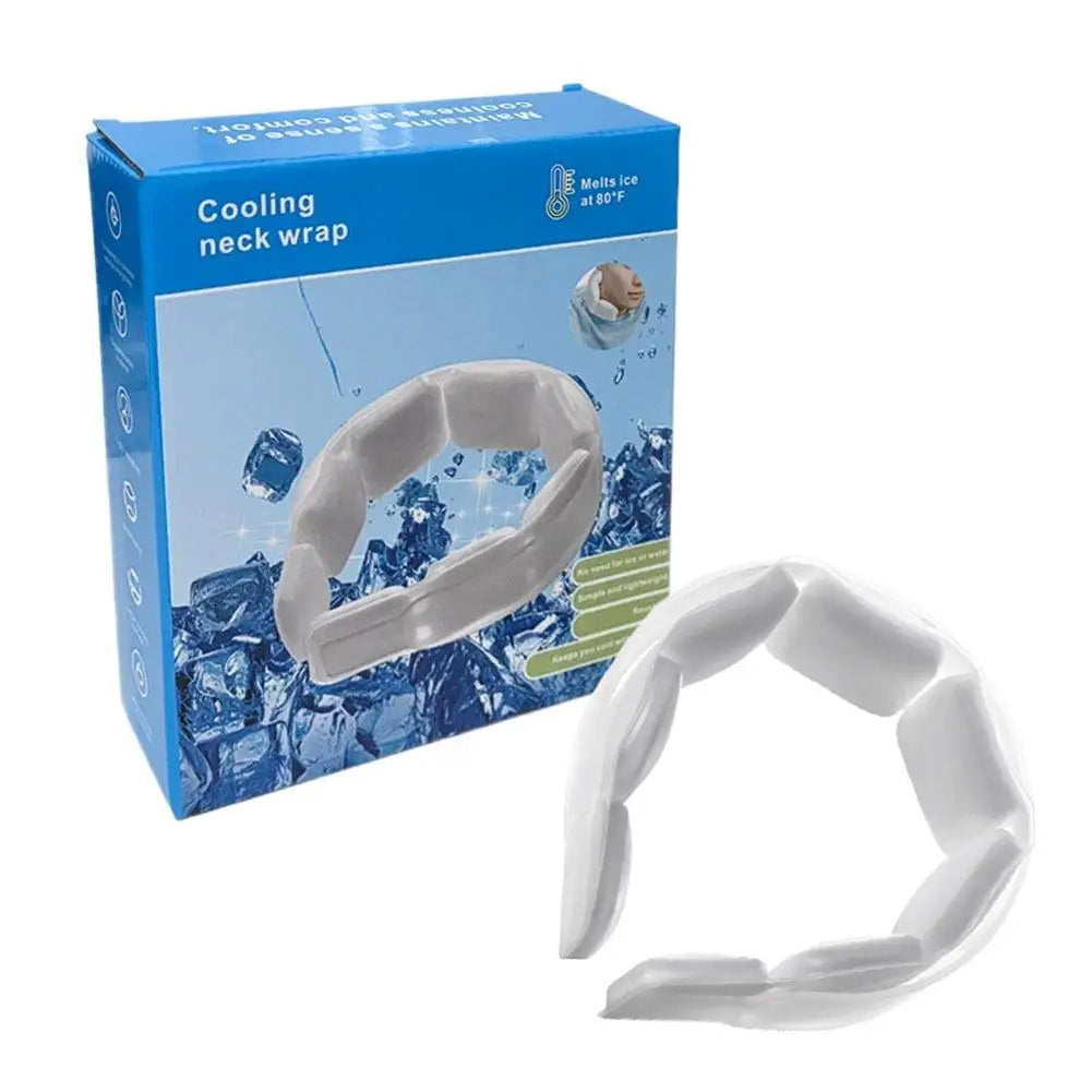150 Min Cooling Neck Ring PCM Ice Collar for Sports Summer Heat Relief Portable Neck Cooler TPU Skin Friendly