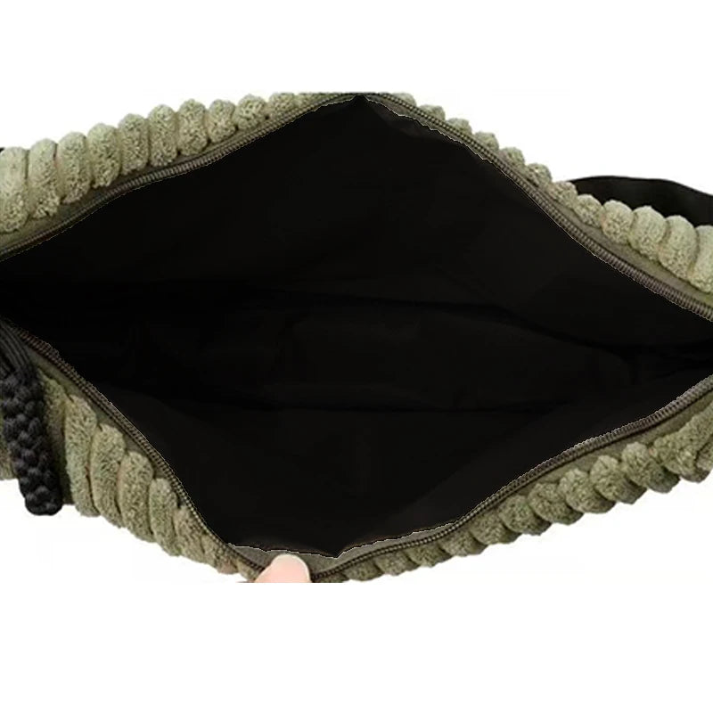 Comfort Curved Shoulder Crossbody Bag Solid Color, Portable Sling Pouch for Motorbike Travel Outdoor Leisure Strolls